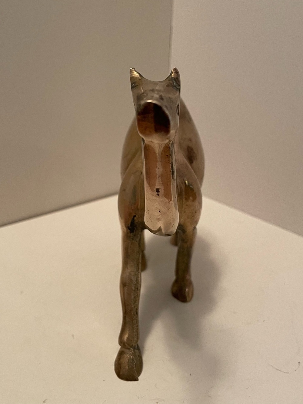 Vintage Solid Brass Camel Figurine Dromedary Mid Century Modern Design - Picture 3 of 7
